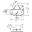 Ванна акриловая Vagnerplast Iris 143X143X45