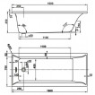 Ванна акриловая Vagnerplast Veronella 160X70X45