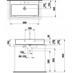 Умывальник Laufen Living 800 мм 1743.7