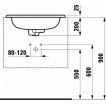 Раковина Laufen LB3 встраиваемая 650 x 490 x 200 mm 1168.2