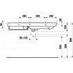 Раковина Laufen LB3 с 1 отверстием для смесителя слева 1250 x 420 x 170 mm 1368.3.105