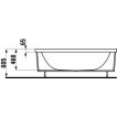 Биде Laufen Living консольное, белое 3043.1