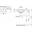 Мини умывальник Laufen LB3 450х450mm 8.1268.1.000.104.1