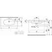Умывальник Laufen LB3 столешница  1000x520x225 8.1468.2.000.104.1