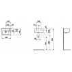 Умывальник Laufen PRO ассиметричный с отверстием справа 360х250 мм 8.1695.5.000.106.1