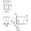 Унитаз напольный Laufen Palace приставной 560 x 360 x 460 8.2370.1.000.000.1