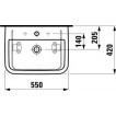 Умывальник Laufen Form 55x42 см 1067.2.200