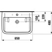 Умывальник Laufen Form 65x48см 1067.4