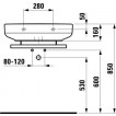 Умывальник Laufen Form 65x48см 1067.4