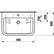 Умывальник Laufen Form 70x50 см 1067.5