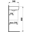 Умывальник Laufen PRO А45 см 1195.1