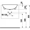 Умывальник  Laufen PRO 56 см 1295.1