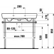 Умывальник Laufen PRO 850х480мм 1395.6