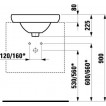 Умывальник Laufen ALESSI встраиваемый  монтаж  сверху 500 1397.1
