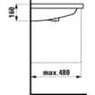 Умывальник Laufen Palomba 80х50см 1480.4 104