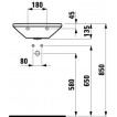 Умывальник Laufen Living 450х400 мм. 1543.1