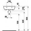 Умывальник Laufen PRO 400x320 мм 1595.1