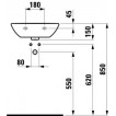 Умывальник Laufen PRO 450х330 мм 1595.2