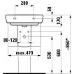 Умывальник Laufen PRO 550х480мм 1895.1