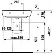 Умывальник Laufen PRO 600х480 мм 1895.2