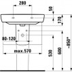 Умывальник Laufen PRO  65 см 1895.3