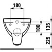 Унитаз консольный  с глубоким  смывом Laufen PRO 2095.0