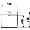 Бачок унитаза Laufen PRO 2695.0