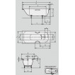 Ванна стальная Kaldewei Saniform plus 150x70 3,5 мм