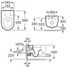 Акционный набор Унитаз подвесной Meridian-N с крышкой Soft Close + Инсталляция Grohe 38775