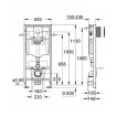 Акционный набор Унитаз подвесной Meridian-N с крышкой Soft Close + Инсталляция Grohe 38775